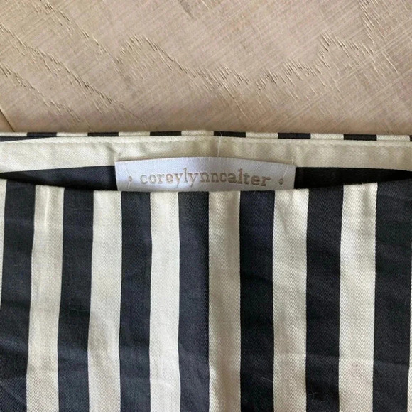 Corey Lynn Calter Mini Striped Skirt - Picture 7 of 8